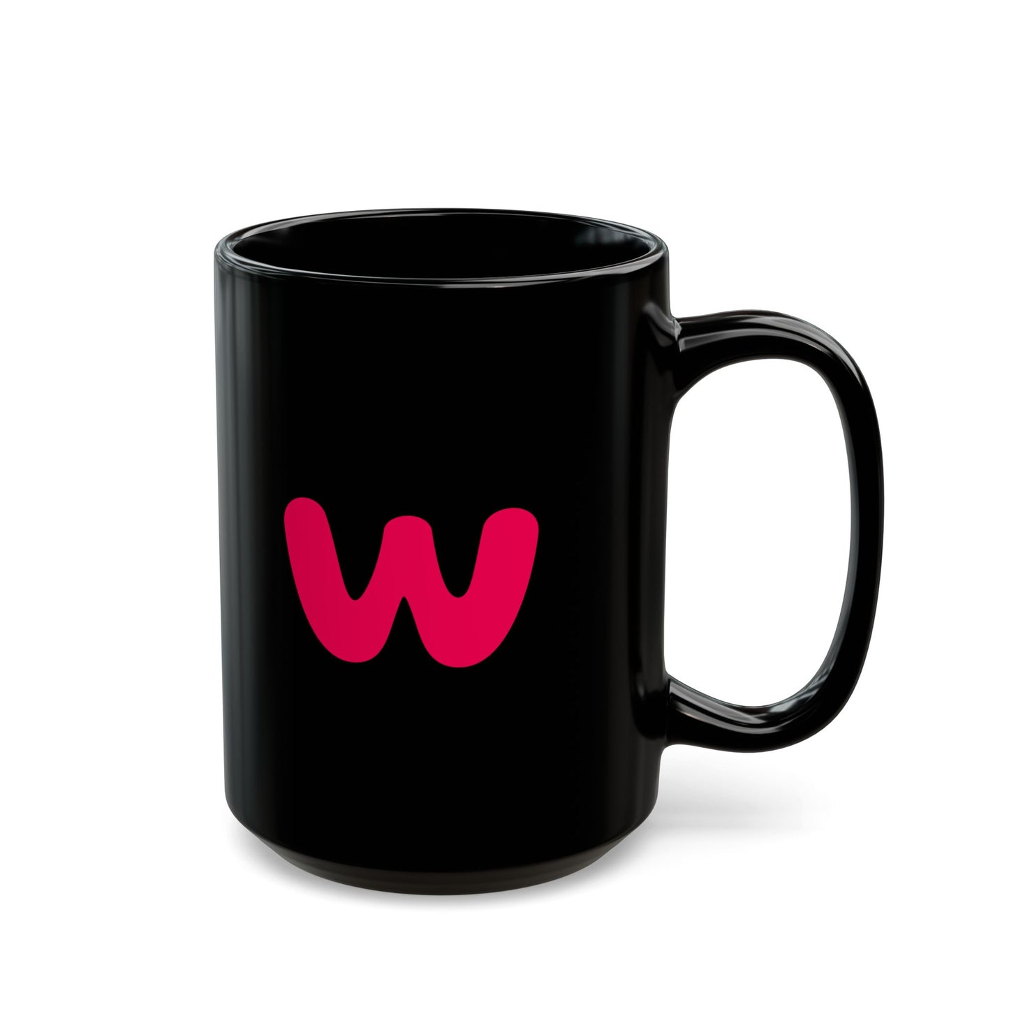 Wheefy | Fun Black Mug with "W" Logo - Perfect Gift for Coffee Lovers