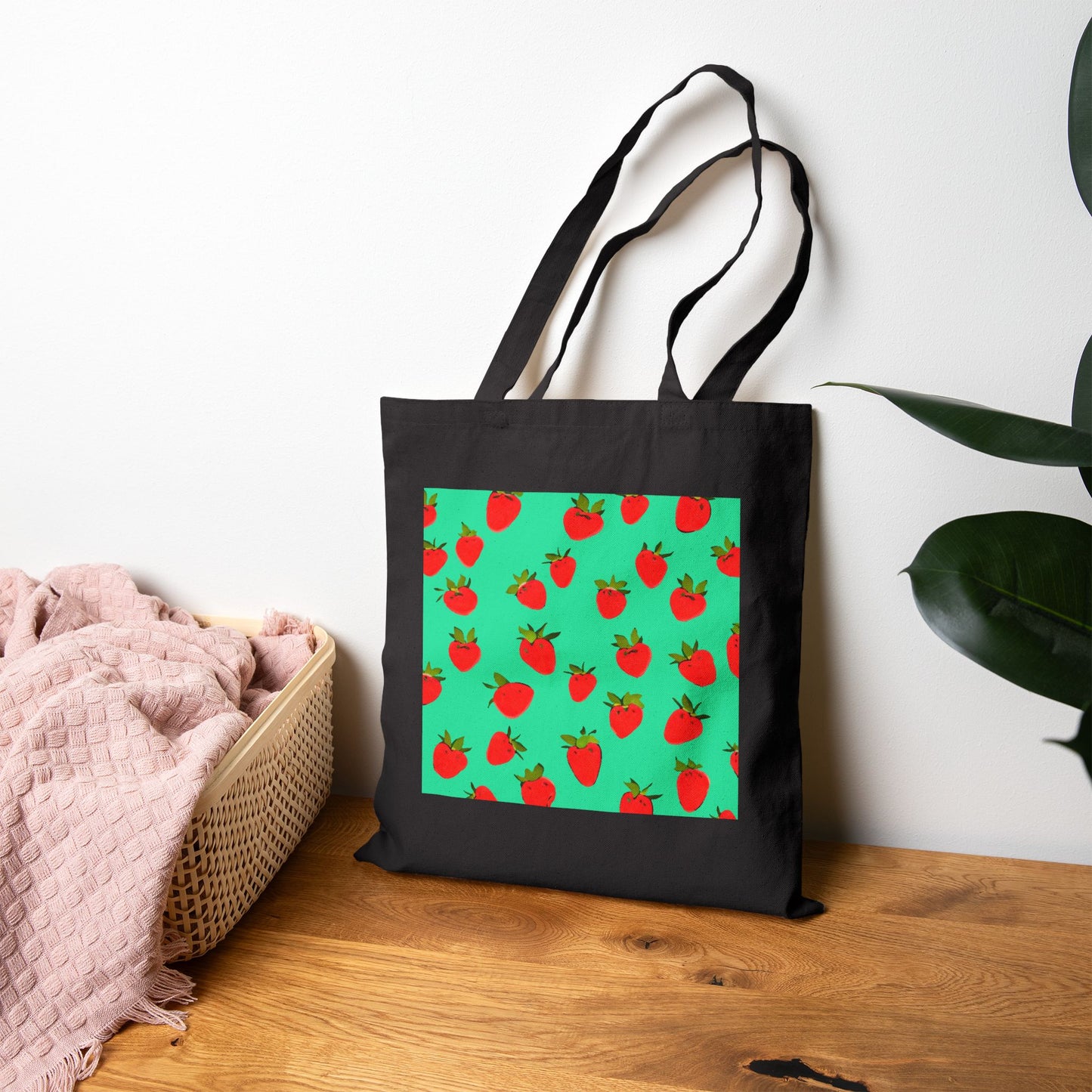 Strawberry Pattern - Tote Bag