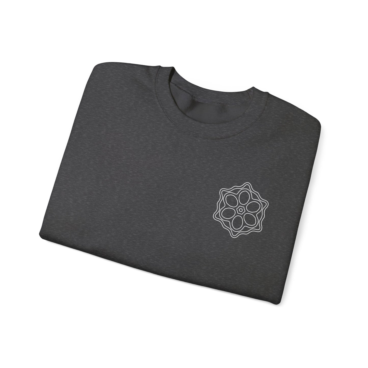 Geometric Pattern Sweatshirt, Cozy Unisex Crewneck, Perfect for Casual Wear, Gifts, and Layering
