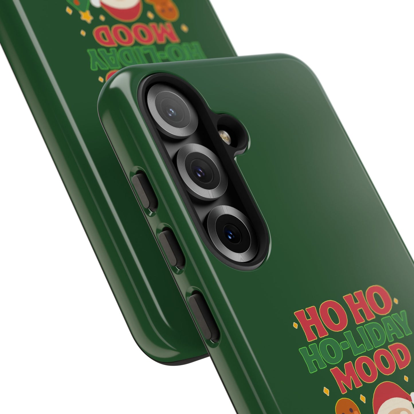 Christmas Phone Case, Ho Ho Ho-liday Mood, Festive Phone Cover, Santa Christmas Accessory, Holiday Gift, Winter Vibes