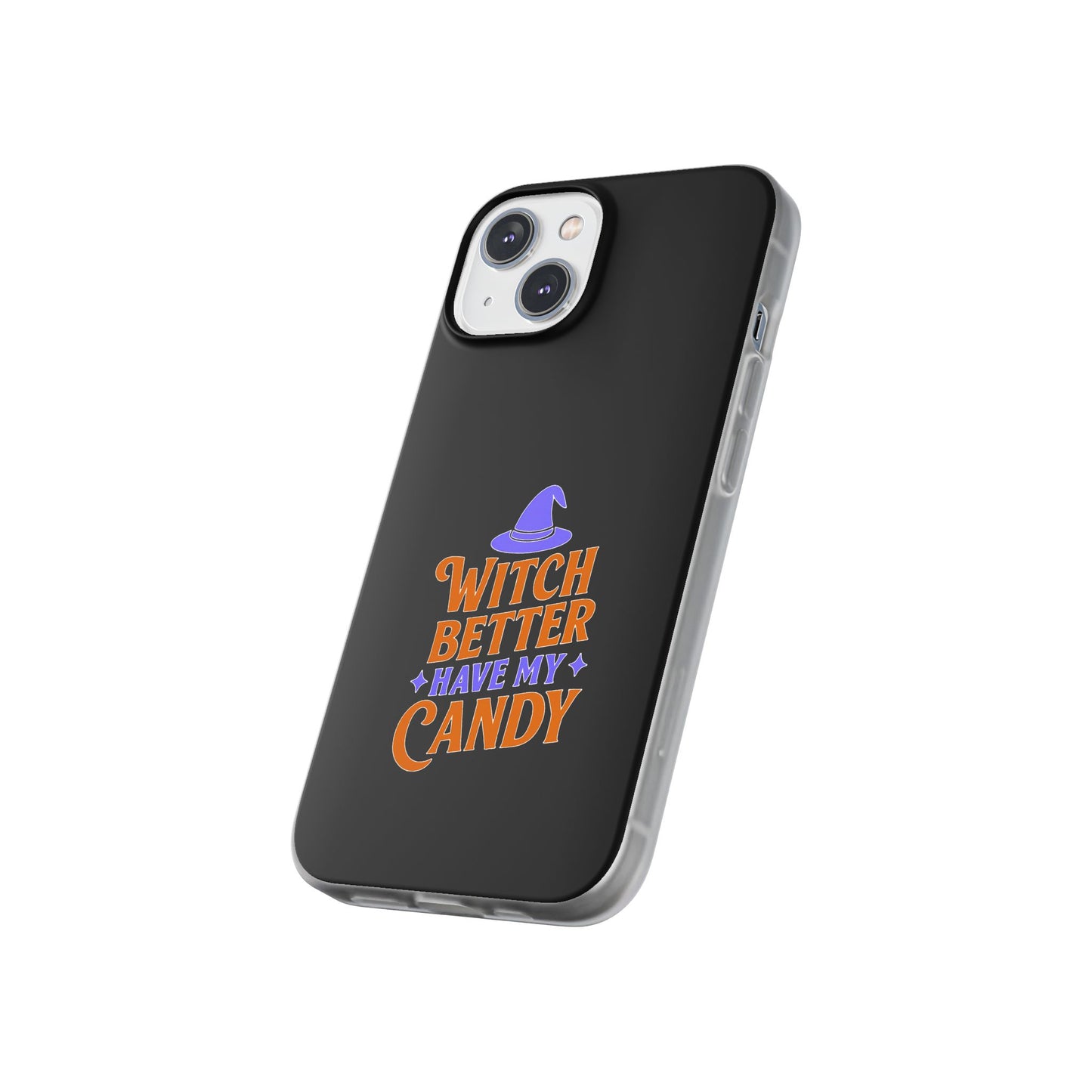 Spooky Witch Flexi Case, Halloween Phone Cover, Witch Themed Phone Case, Cute Candy Case, Trick or Treat Gift, Holiday Accessory