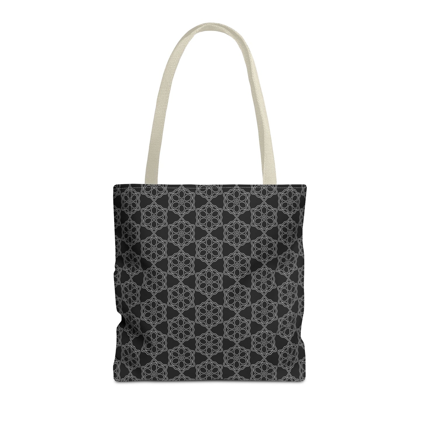 Chic Monochrome Tote Bag, Stylish Shopping, Travel, Everyday Use, Gift, Minimalist Decor