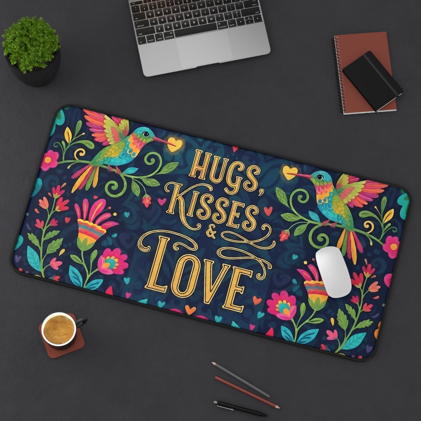 Hugs, Kisses & Love - Desk Mat