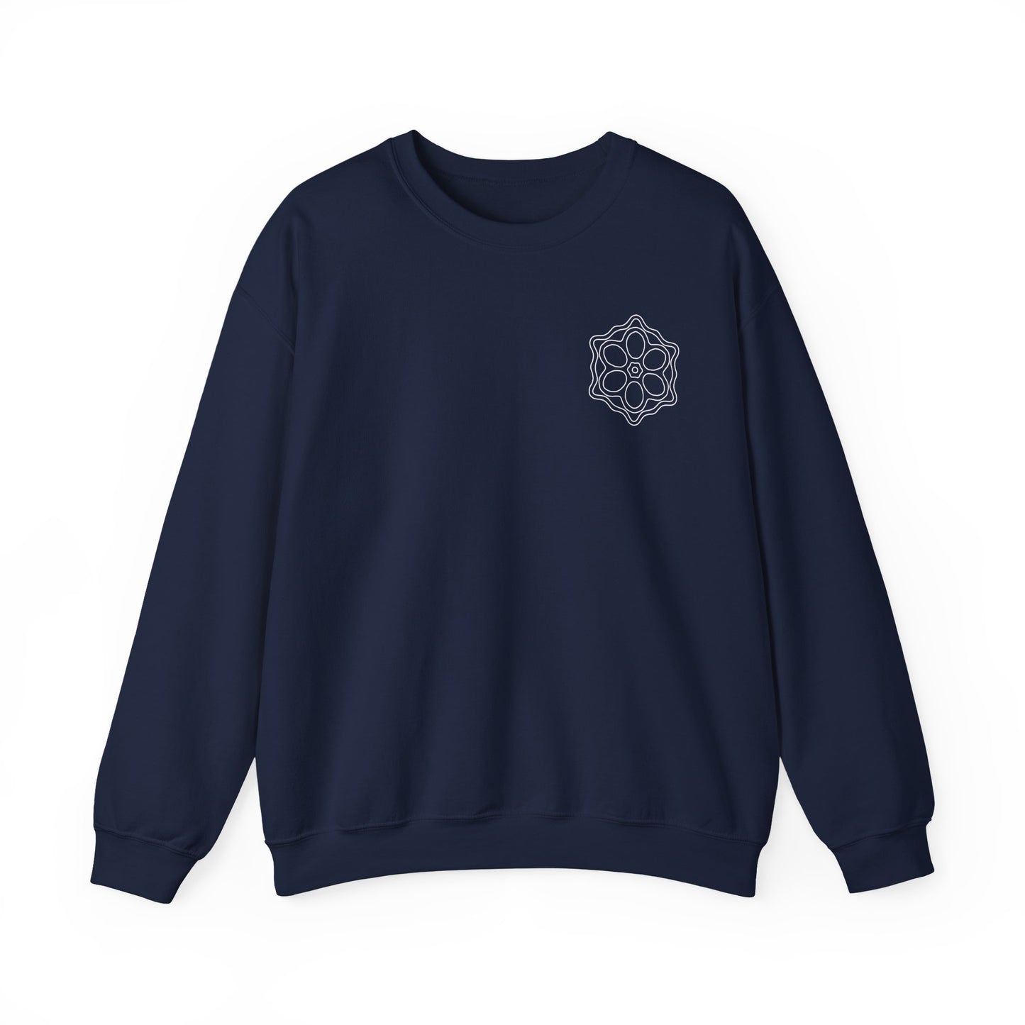 Geometric Pattern Sweatshirt, Cozy Unisex Crewneck, Perfect for Casual Wear, Gifts, and Layering