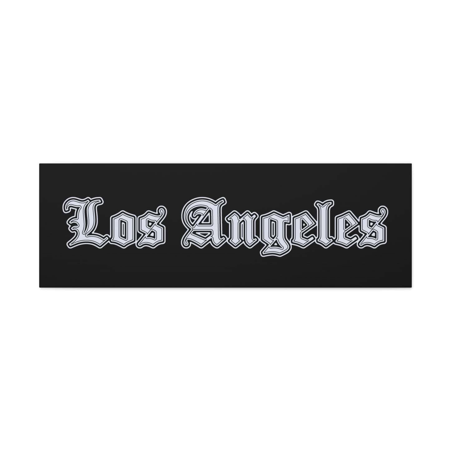 Stylish Matte Canvas Wall Art, Los Angeles Decor, Home Wall Decor, Urban Art - Silver Edition