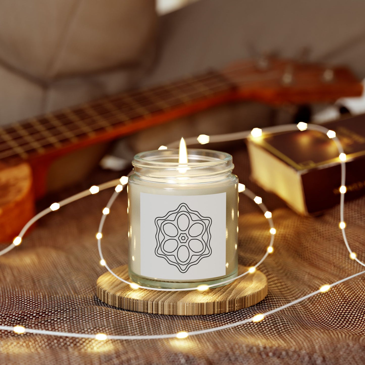 Coconut Apricot Scented Candles - Relaxing Home Fragrance, Gift for Her, Eco-Friendly Aroma Candles, Self-Care Essentials, Relaxation Gift