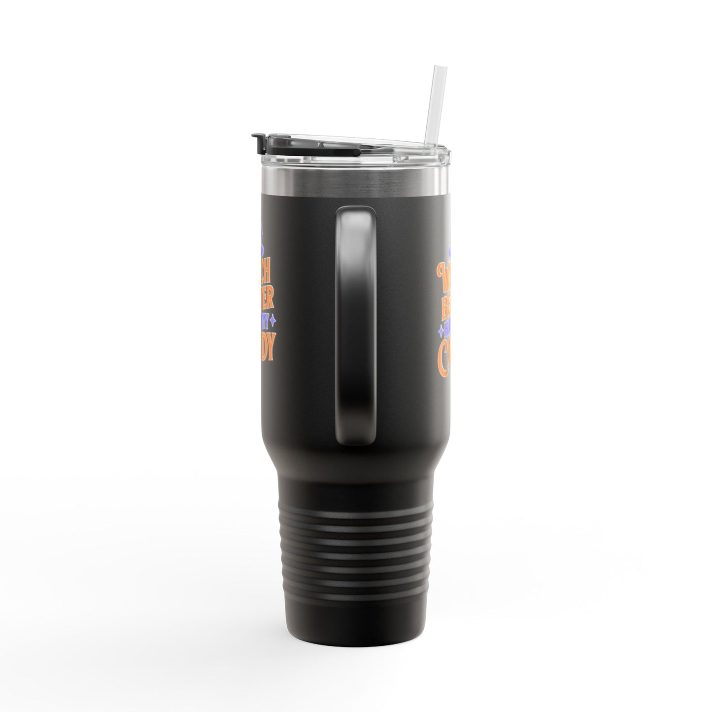 Witch-Themed Insulated Travel Mug, 40oz, Halloween Party, Gift for Witches, Reusable Coffee Cup, Fun Beverage Holder, Spooky Travel