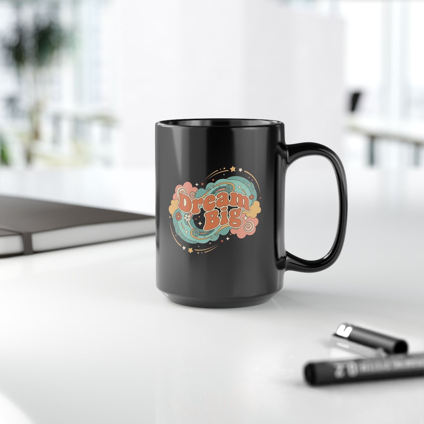 Dream Big - Black Mug