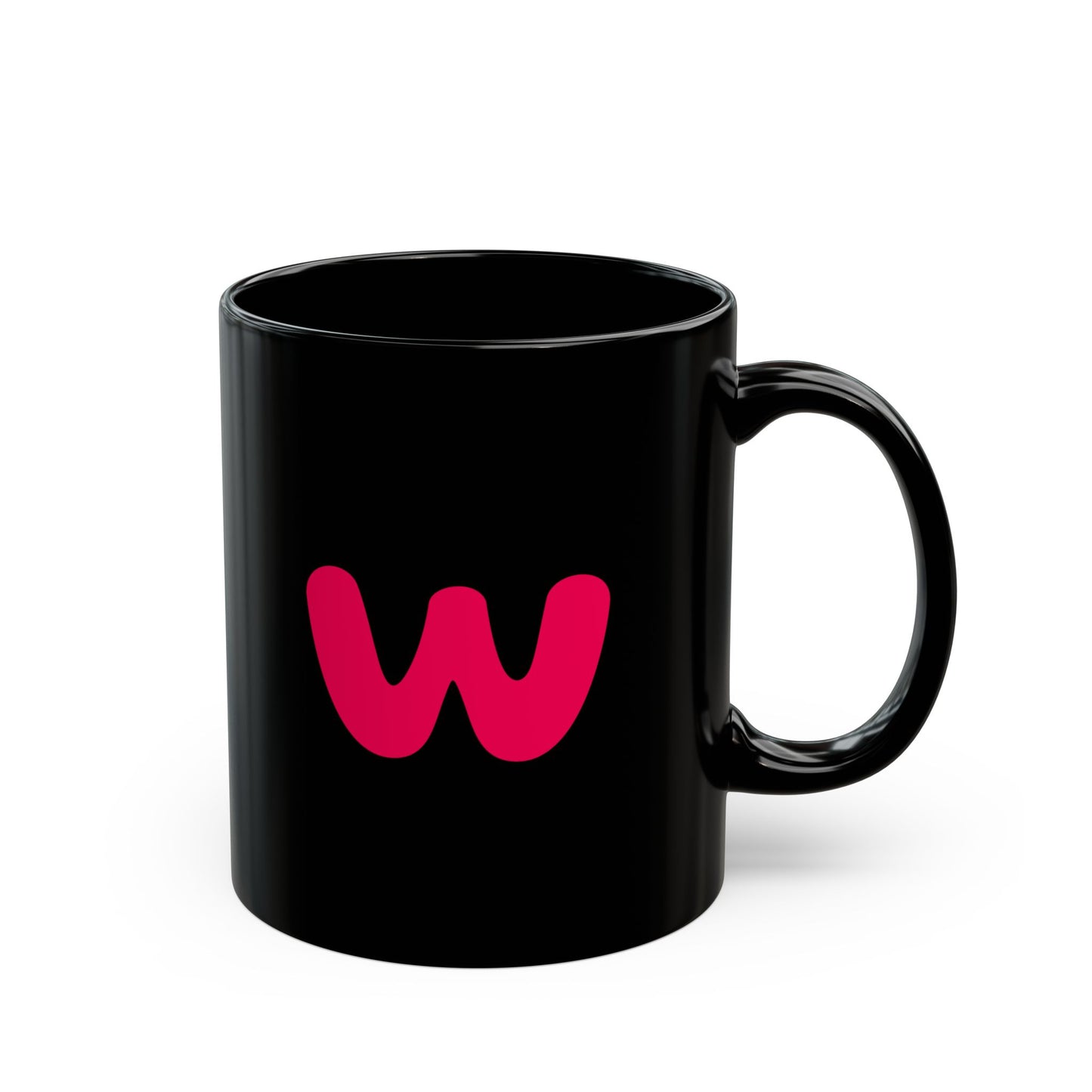 Wheefy | Fun Black Mug with "W" Logo - Perfect Gift for Coffee Lovers