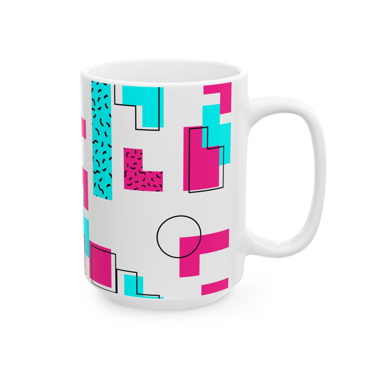 Retro Geometric Vibes - Mug