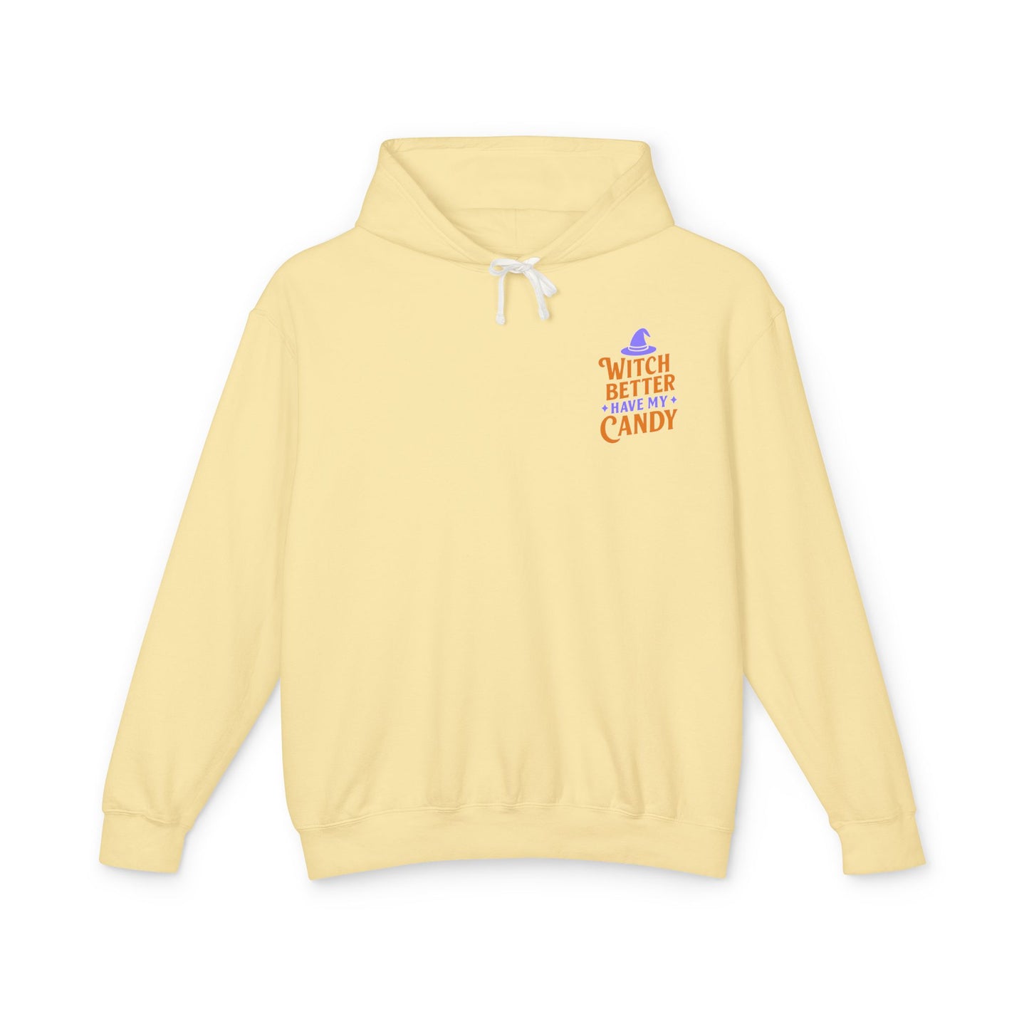 Witch Better Have My Candy Sweatshirt, Unisex Lightweight Hoodie for Halloween, Cozy Celebrations, Fall Fashion, Gift Idea