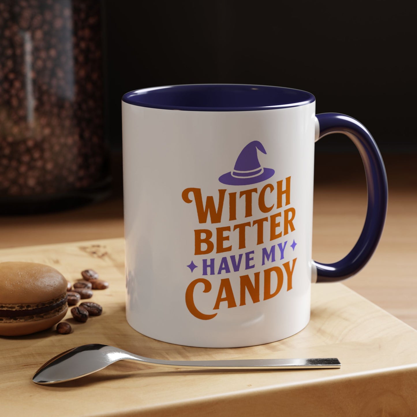 Witch-Themed Coffee Mug, Halloween decor, Gift for witches, Candy lover's mug, Spooky season drinkware, 11oz, 15oz options