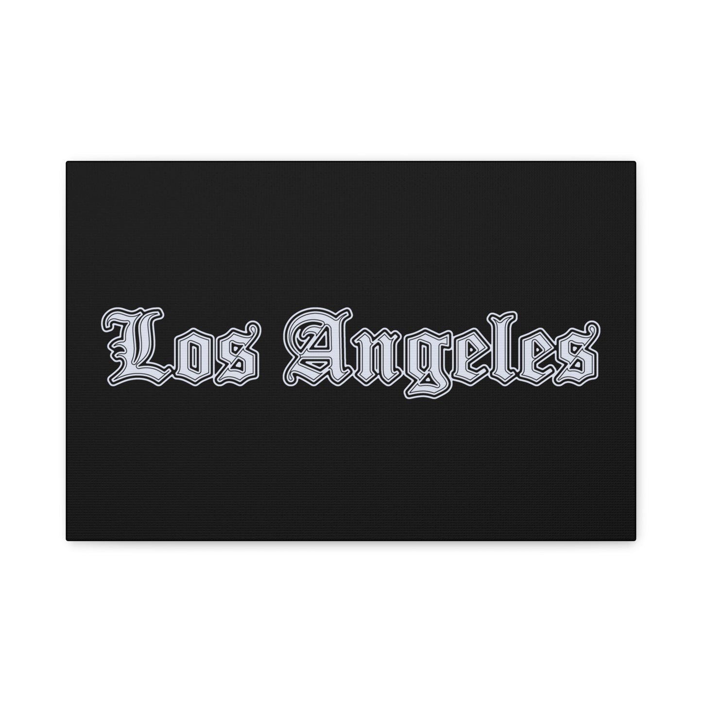 Stylish Matte Canvas Wall Art, Los Angeles Decor, Home Wall Decor, Urban Art - Silver Edition