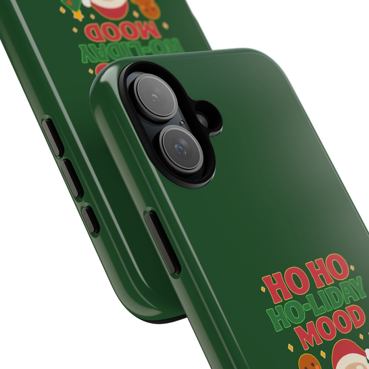Christmas Phone Case, Ho Ho Ho-liday Mood, Festive Phone Cover, Santa Christmas Accessory, Holiday Gift, Winter Vibes