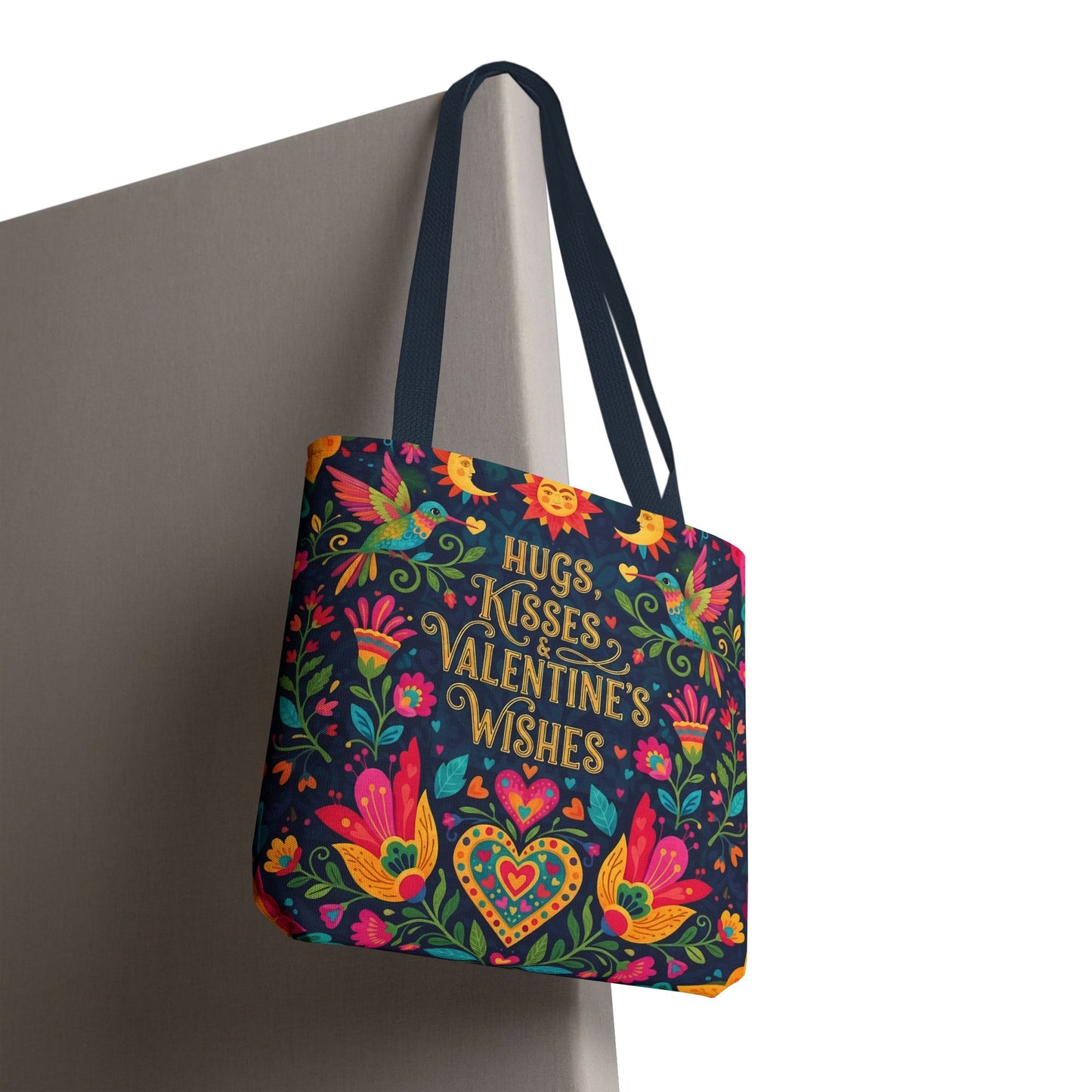 Hugs, Kisses & Valentine's Wishes - Tote Bag