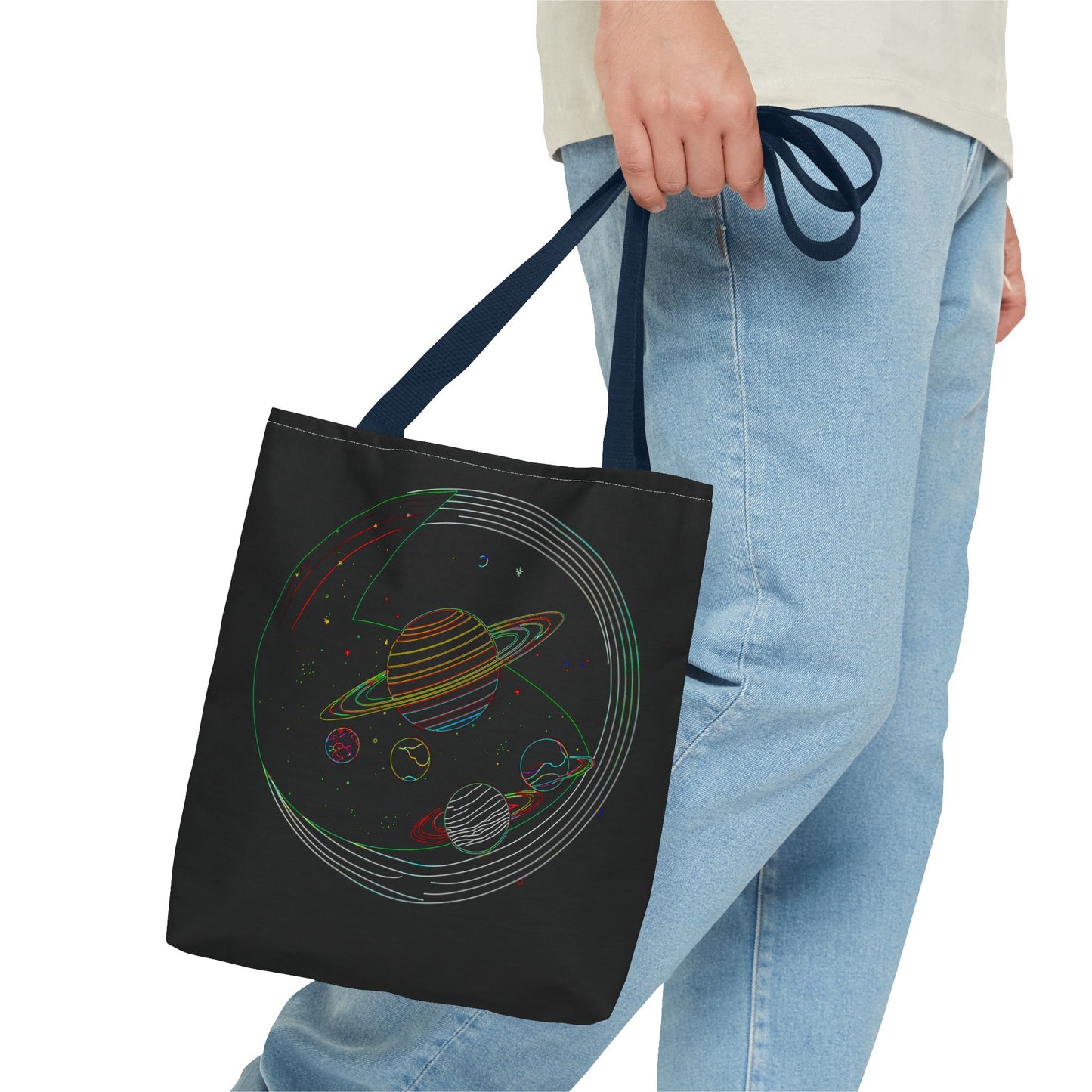 Cosmic Adventure Tote Bag, Astronauts, Space Lovers, Unique Gift, Everyday Tote, Galaxy Shopping Bag