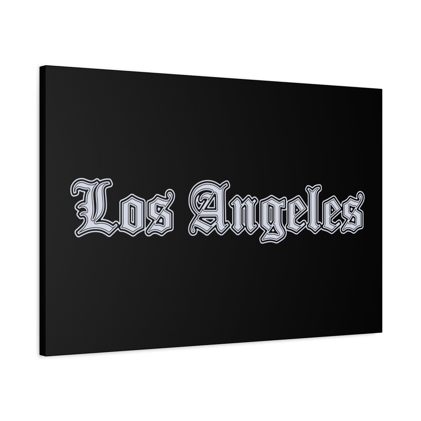 Stylish Matte Canvas Wall Art, Los Angeles Decor, Home Wall Decor, Urban Art - Silver Edition