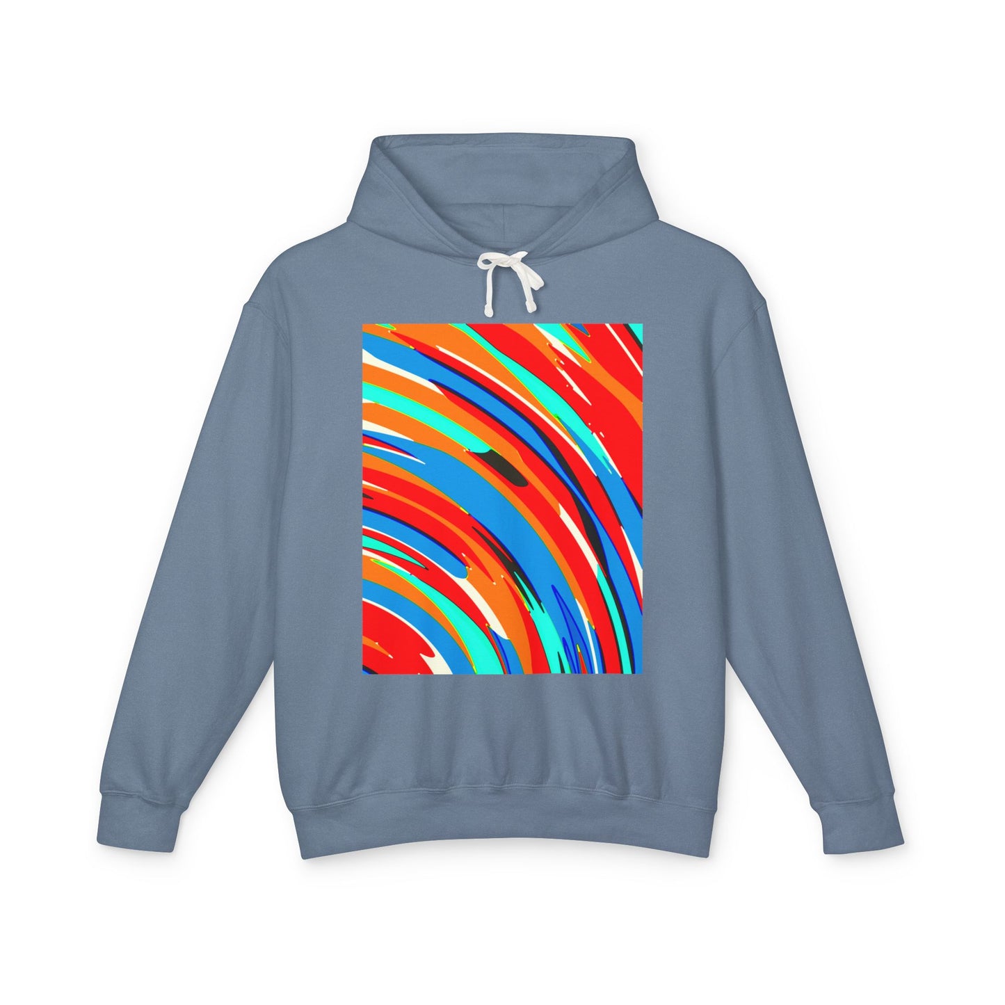 Abstract Rainbow Swirl Arc - Hoodie
