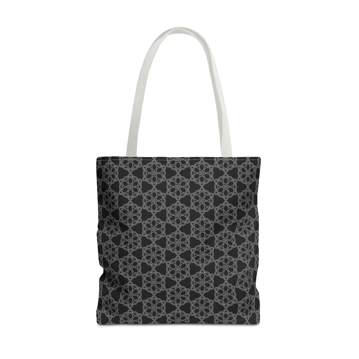 Chic Monochrome Tote Bag, Stylish Shopping, Travel, Everyday Use, Gift, Minimalist Decor