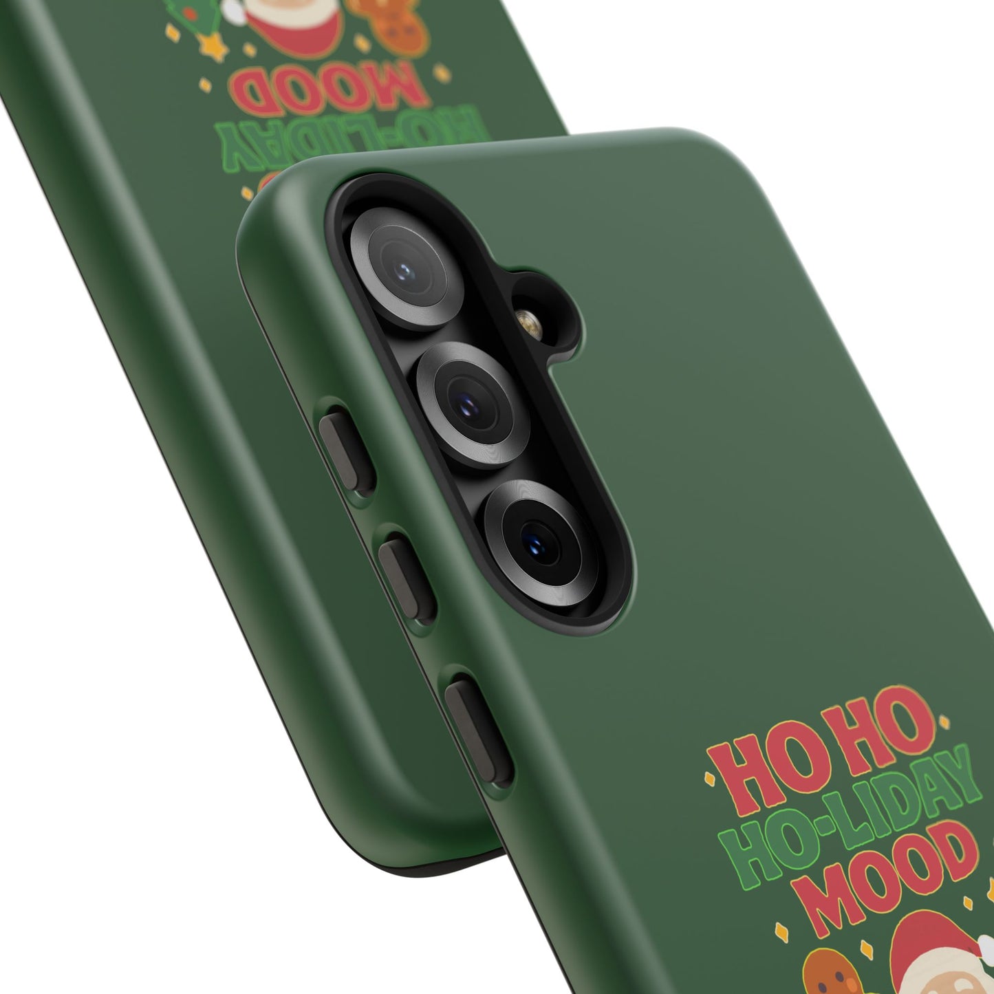 Christmas Phone Case, Ho Ho Ho-liday Mood, Festive Phone Cover, Santa Christmas Accessory, Holiday Gift, Winter Vibes
