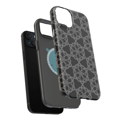 Geometric Sacred Flower - Magnetic Phone Case