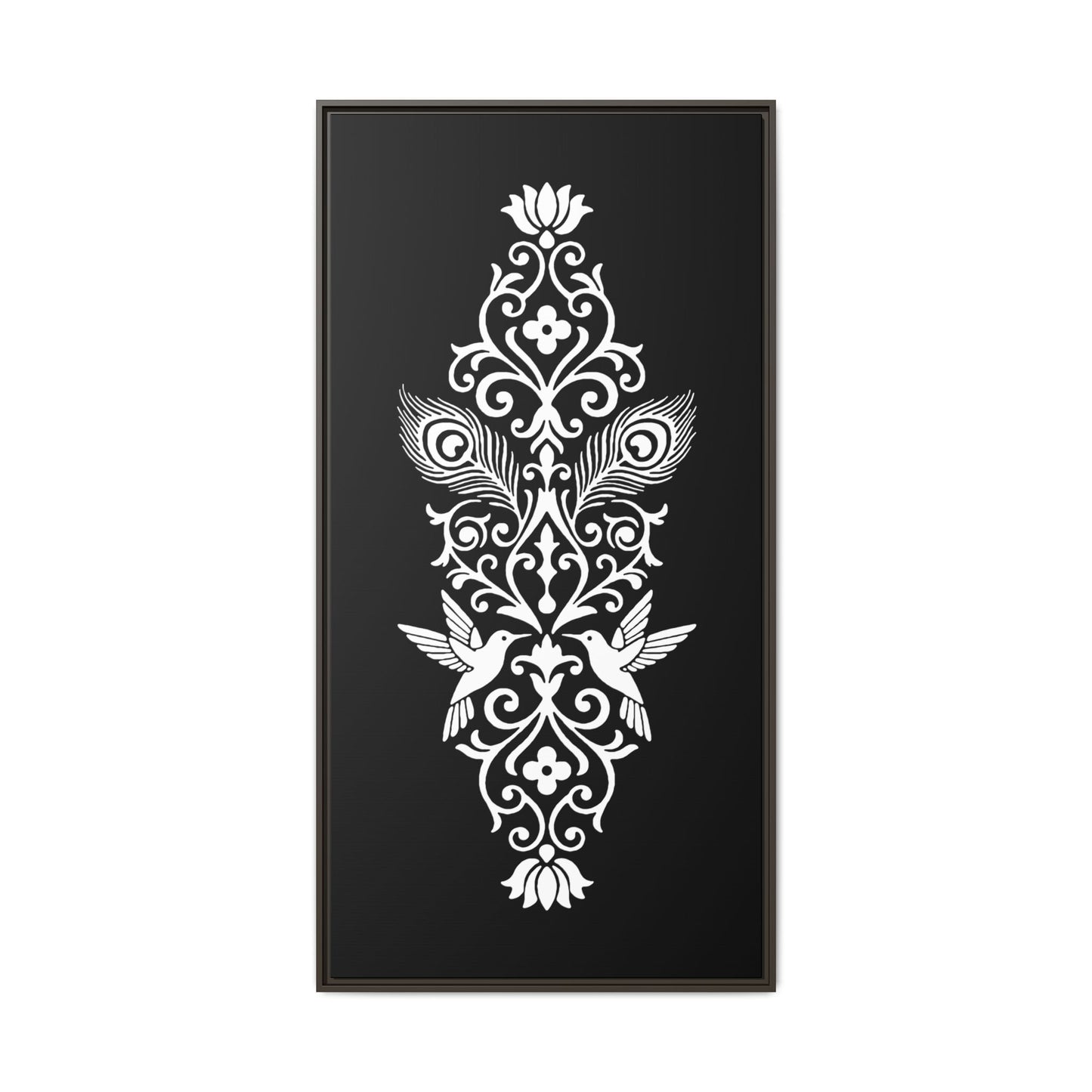 Hummingbird Soulmates - Framed Canvas