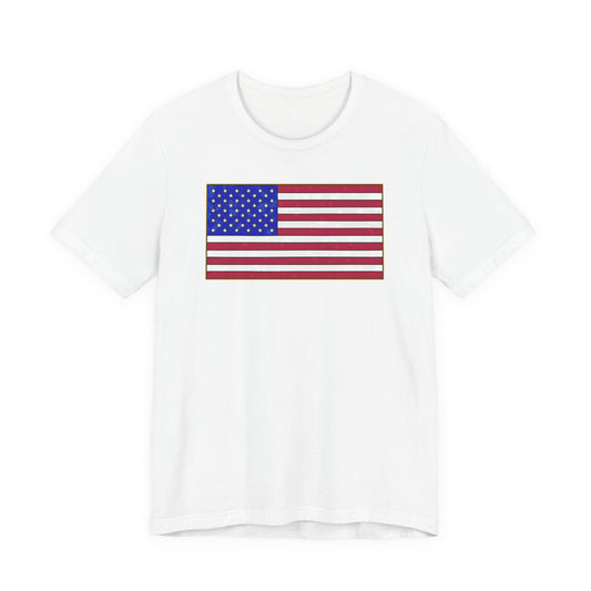New Glory American Flag (Gold Edge Edition) - T-Shirt