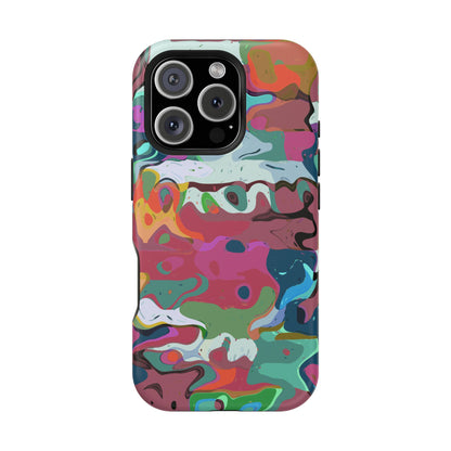 Colorful Abstract Marble - Magnetic Phone Case