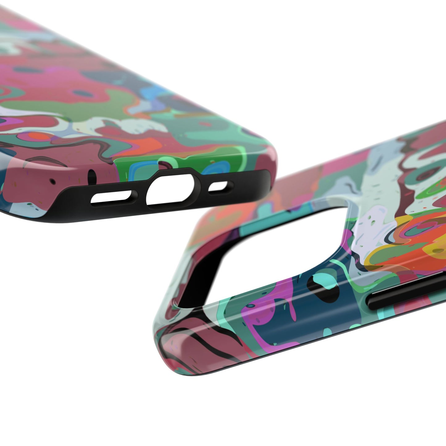 Colorful Abstract Marble - Phone Case