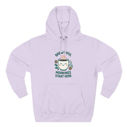 Brew-tiful Mornings Start Here - Hoodie