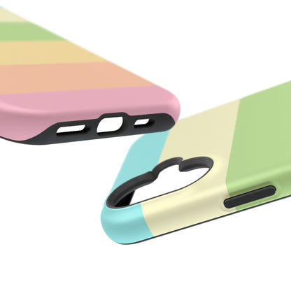 Pastel Stripes - Magnetic Phone Cover