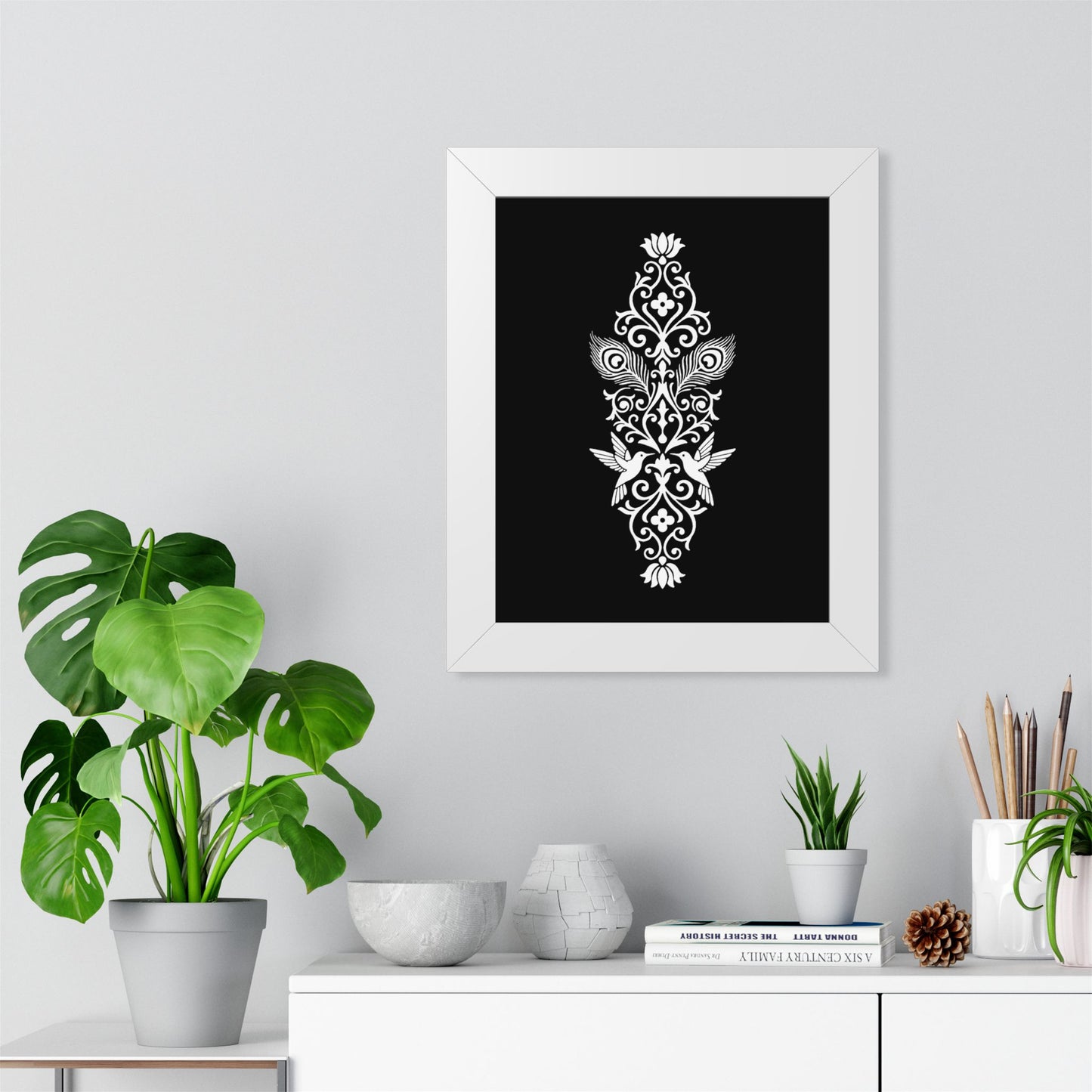 Hummingbird Soulmates - Framed Poster