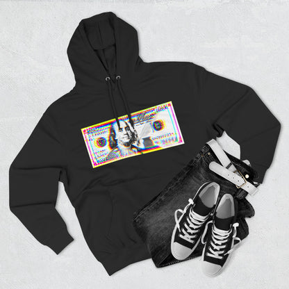 100 Dollars Bill - Neon Color Explosion - Hoodie
