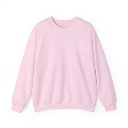 Geometric Pattern Sweatshirt, Cozy Unisex Crewneck, Perfect for Casual Wear, Gifts, and Layering