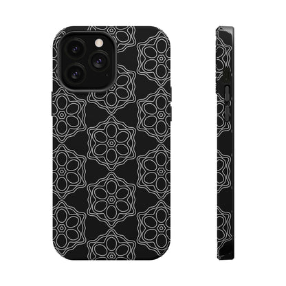 Geometric Sacred Flower - Magnetic Phone Case