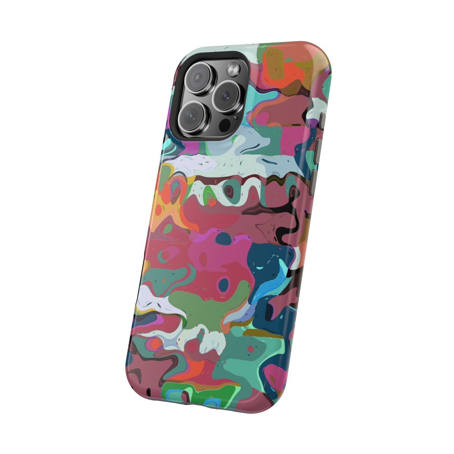 Colorful Abstract Marble - Magnetic Phone Case