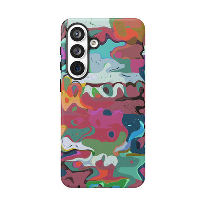 Colorful Abstract Marble - Phone Case