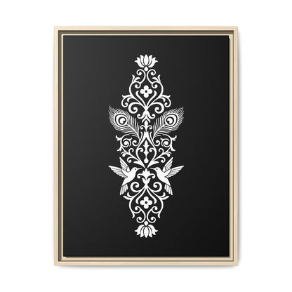 Hummingbird Soulmates - Framed Canvas