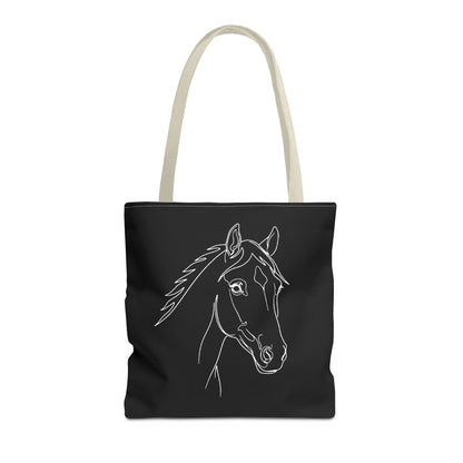 Horse Portrait Sketch - Tote Bag