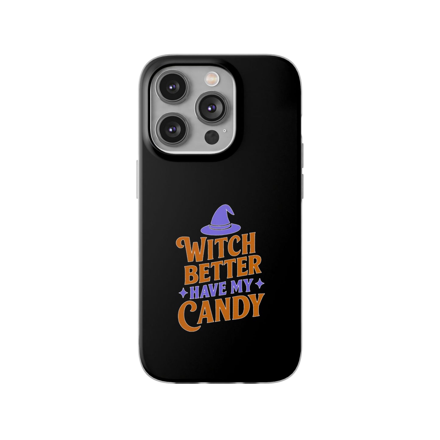 Spooky Witch Flexi Case, Halloween Phone Cover, Witch Themed Phone Case, Cute Candy Case, Trick or Treat Gift, Holiday Accessory