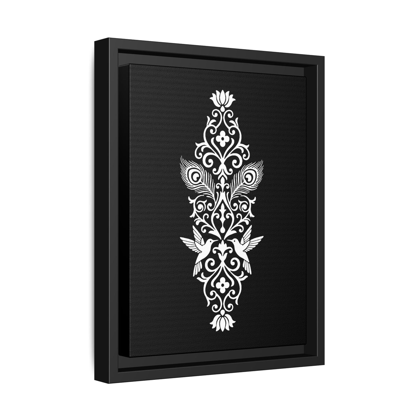 Hummingbird Soulmates - Framed Canvas