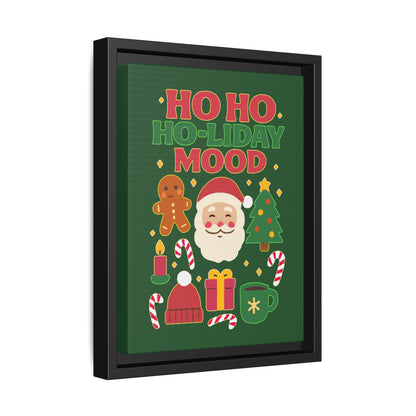 Ho Ho Ho-liday Mood - Framed Canvas