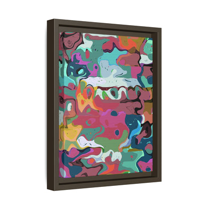 Colorful Abstract Marble - Framed Canvas
