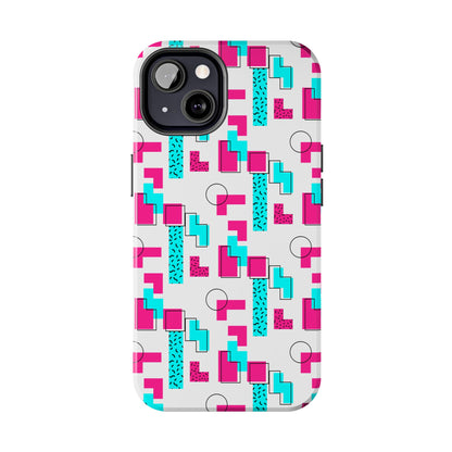 Retro Geometric Vibes - Phone Case