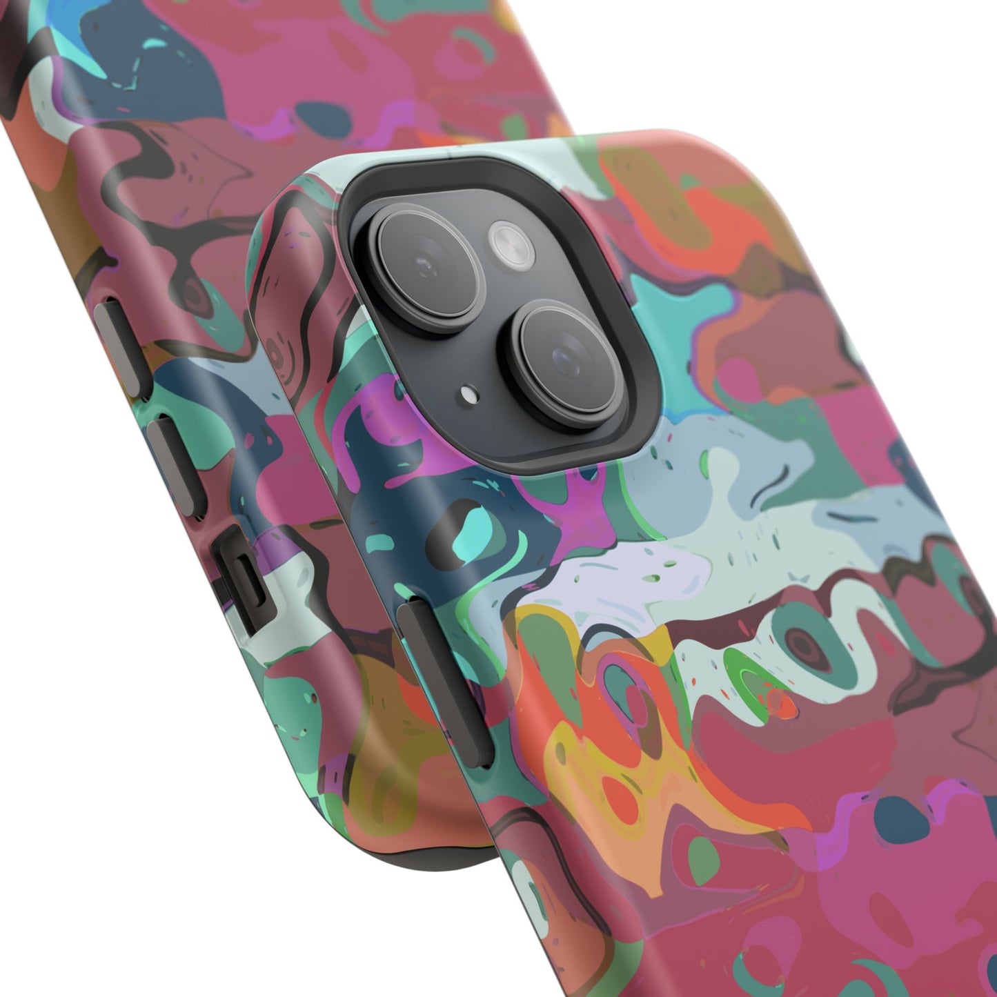 Colorful Abstract Marble - Magnetic Phone Case