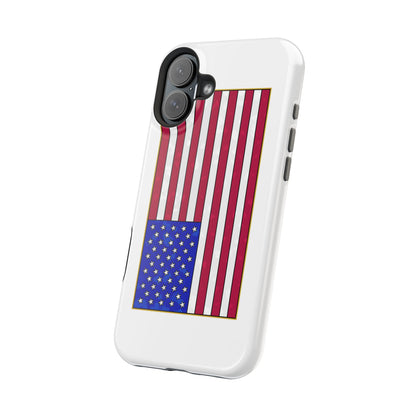 New Glory American Flag (Gold Edge Edition) - Magnetic Phone Case