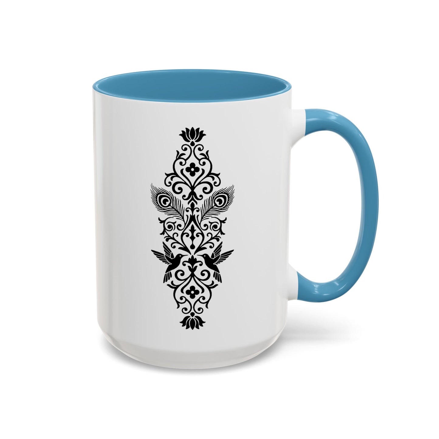 Hummingbird Soulmates - Color Accent Mug