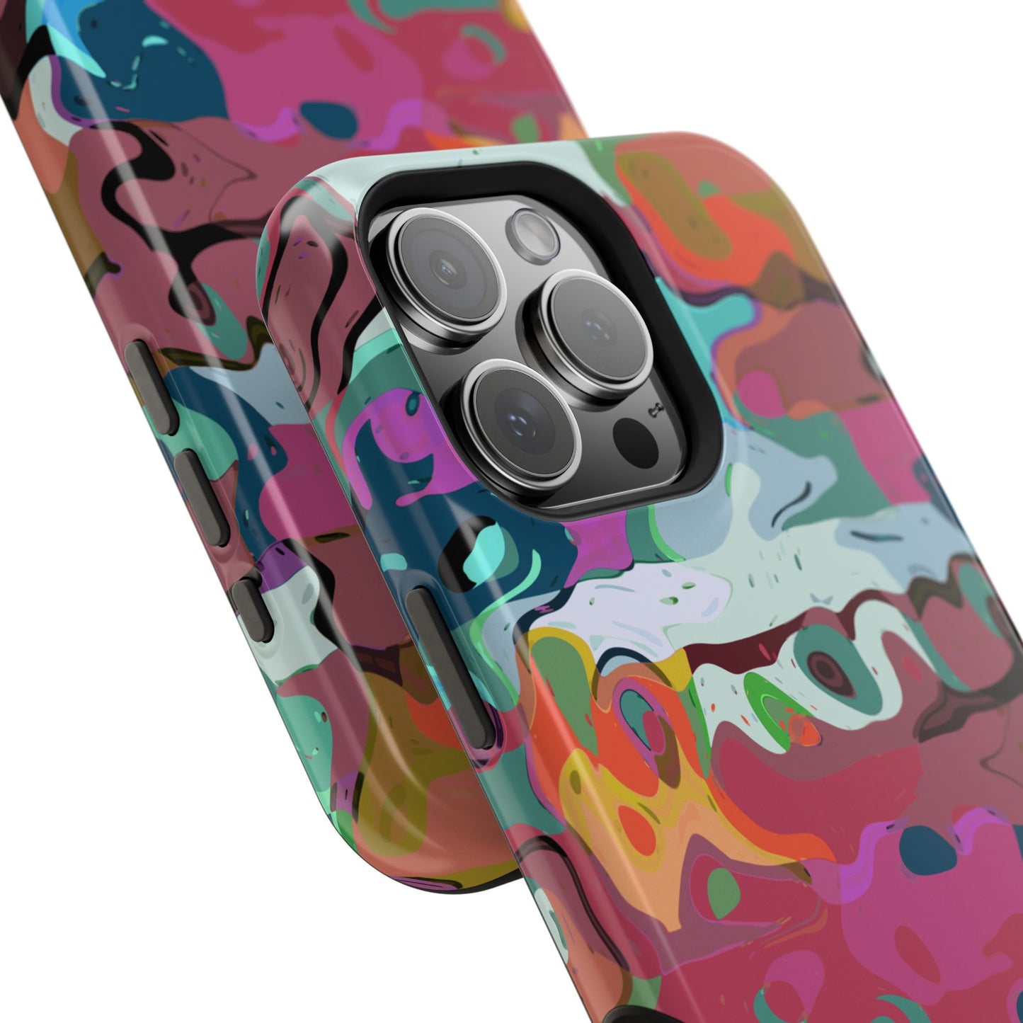 Colorful Abstract Marble - Magnetic Phone Case