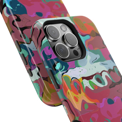 Colorful Abstract Marble - Magnetic Phone Case