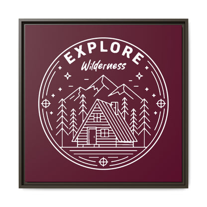 Explore Wilderness - Framed Canvas